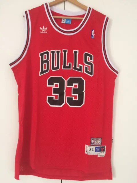 Canotta nba basket maglia Scottie Pippen jersey Chicago Bulls retro S/M/L/XL/XXL