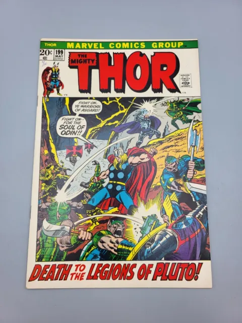 The Mighty Thor Vol 1 #199 May 1972 If This Be Death By Gerry Conway Comic Book