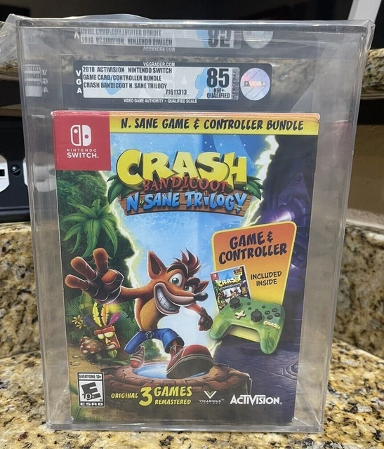 NINTENDO SWITCH NEW Crash Bandicoot N Sane Trilogy Controller Bundle