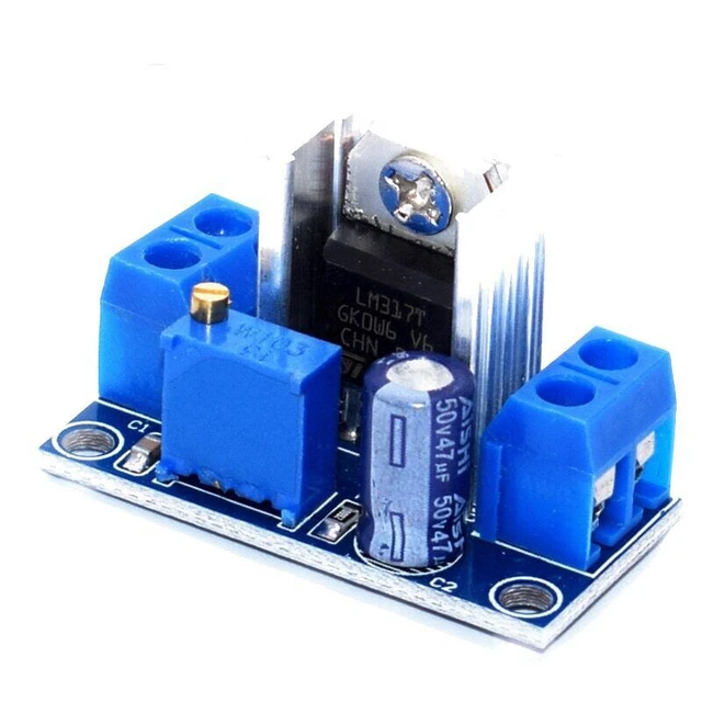 LM317 ADJUSTABLE VOLTAGE Regulator Power Board DC-DC Converter Step ...
