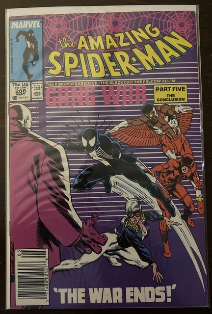 Amazing Spider-Man #288 VF/NM 9.0 NEWSSTAND MARVEL COMICS 1987 GANG WAR PART 5
