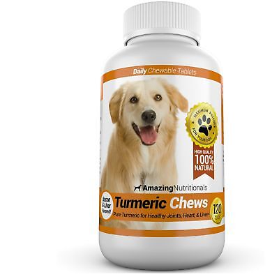 Amazing Turmeric for Dogs - Eliminates Joint Pain, Tasty Bacon Flavored Chews