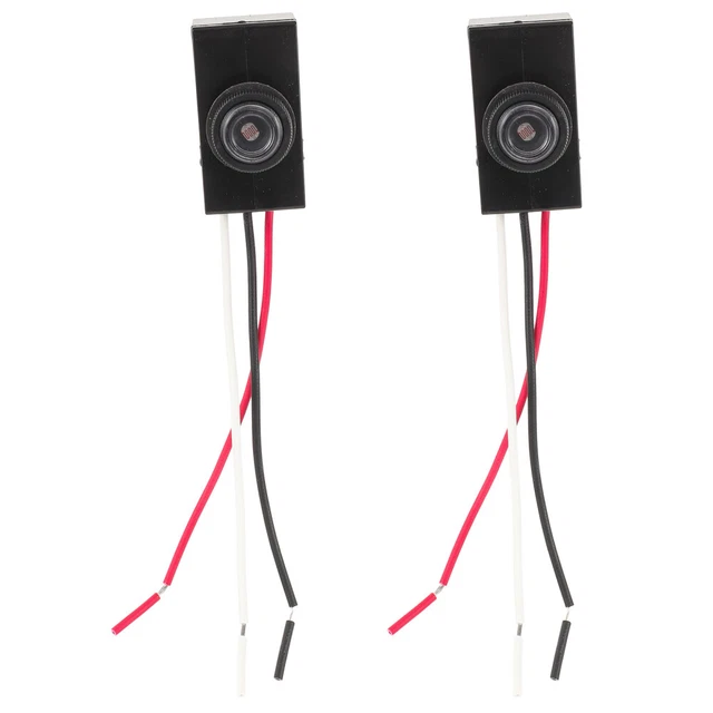 2 PCS OUTDOOR Hard Wired Lights Control Sensor Button Switch £10.69