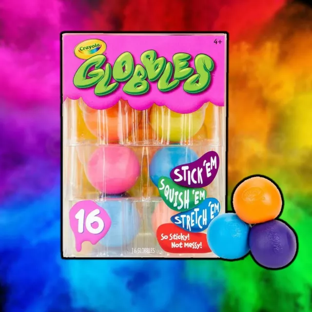 Crayola Globbles 16 Pack Count Squish Toys Tik Tok TikTok 🔥 NEW 🔥 🔥