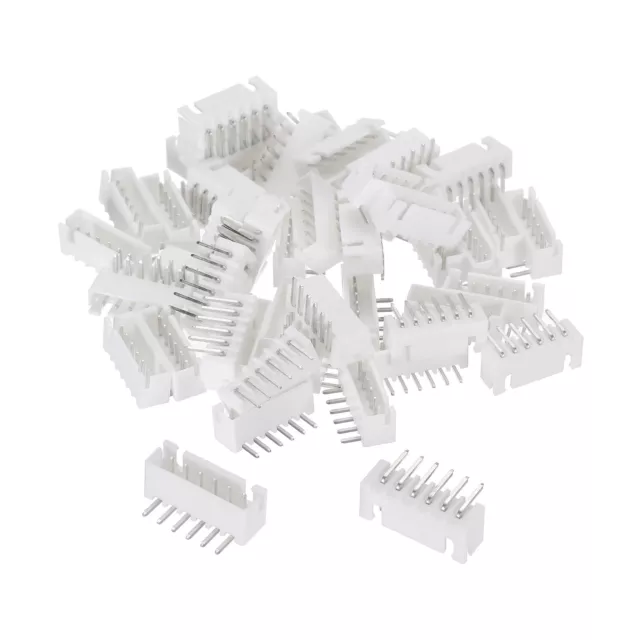 2.54mm Connecteur 6 Broche Mâle Adaptateur Angle Broche pour Fil Planche 50 kit