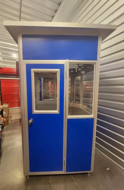 Disassembled Guard Shack Ticket Toll Security Booth Portable Office 5x5x7.5