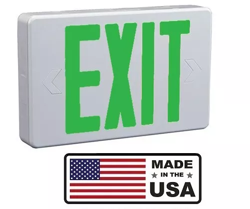 LED Emergency Exit Sign LED Sign / LED exit sign with Battery, US made