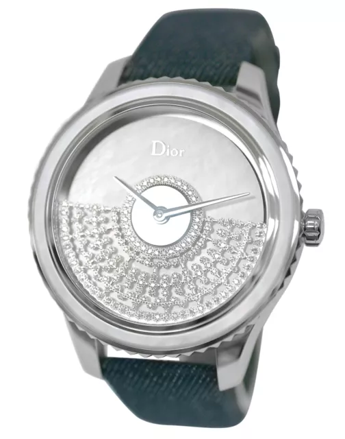 Dior Grand Bal Plisse Soleil CD153B16A001 Diamonds MOP Steel 36MM Ladies' Watch