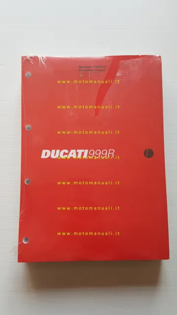 DUCATI 999 R 2005 manuale officina Italiano - Inglese originale WORKSHOP MANUAL