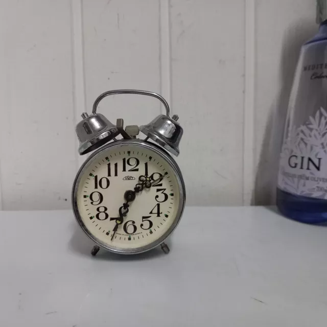 Orologio Sveglia Da Tavolo Vintage PRIM made In Czechoslovakia
