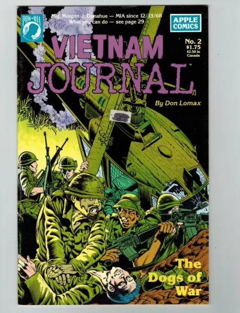 Vietnam Journal #2 Comic Book January 1988 Apple Comics