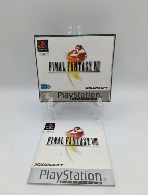 Jeu Final Fantasy VIII Complet Sur PlayStation 1 (PS1) - Version Française - État Bon à Très Bon