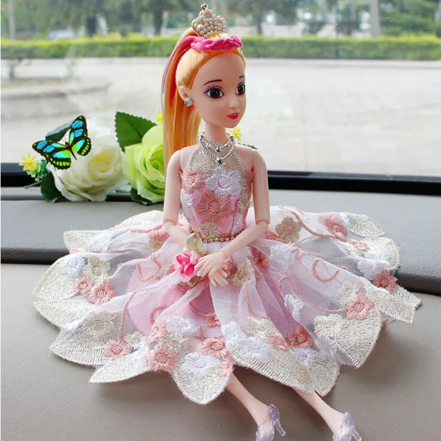 Flower Fashion Off-shoulder Dress For 11.5in Doll Clothes Party Dress 1/6