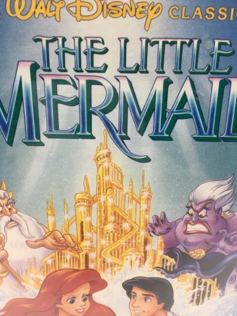 The Little Mermaid (VHS, 1990) never watched