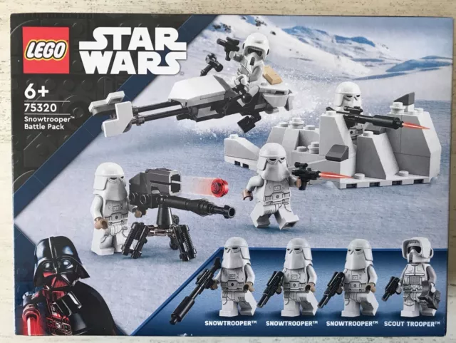 Boite Set Neuf Scelle Lego Vaisseau Star Wars 75320 Snowtrooper Battle Pack Hoth