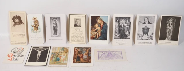 Piccolo Collezione Vecchio Votivbilder Sterbebilder Bask Ebnat Unterkoche ECC