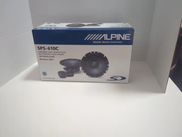 Alpine SPS-610C 2-Way 6.5in. Car Speakers System