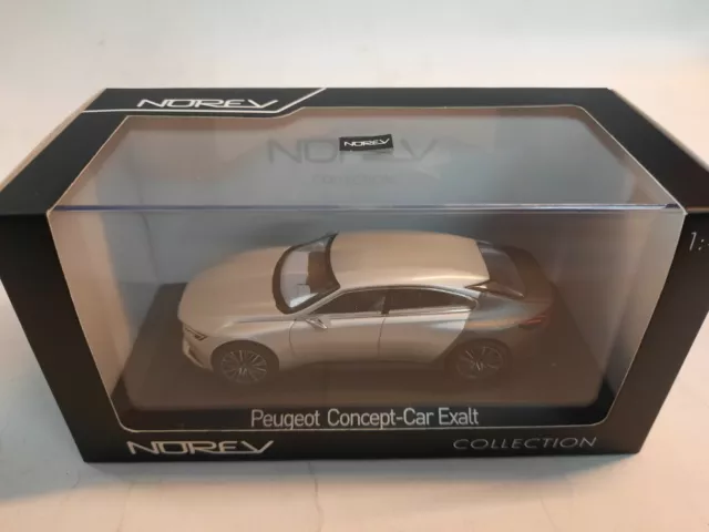 Norev Peugeot Concept Car Exalt Salon de Paris 2014 silver - grey 1/43 479987