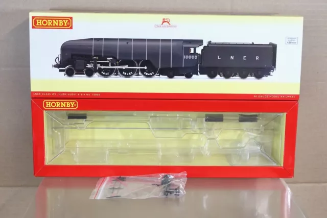 HORNBY R3840 DCC READY EMPTY BOX for LNER 4-6-4 CLASS W1 LOCO 10000 HUSH HUSH og