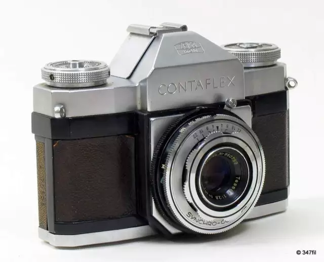 Zeiss Ikon Contaflex I CAMERA 35mm Single Lens Reflex Tessar f/2.8 45 mm (1953)