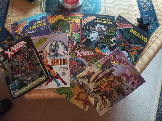 Lot de 8bd  xmen ancien