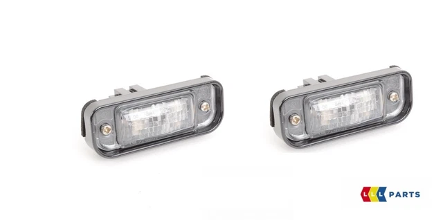 Neuf Véritable Mercedes MB CLASSE S W220 Plaque Immatriculation Feu Set 2PCS