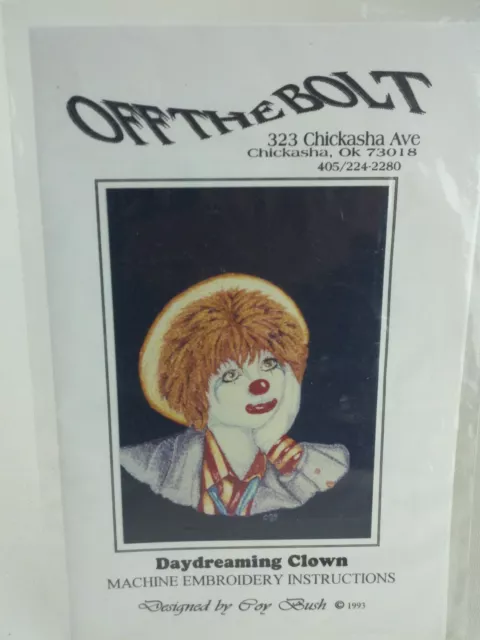 Bordado Off The Bolt - Máquina de payaso ensueño despierto