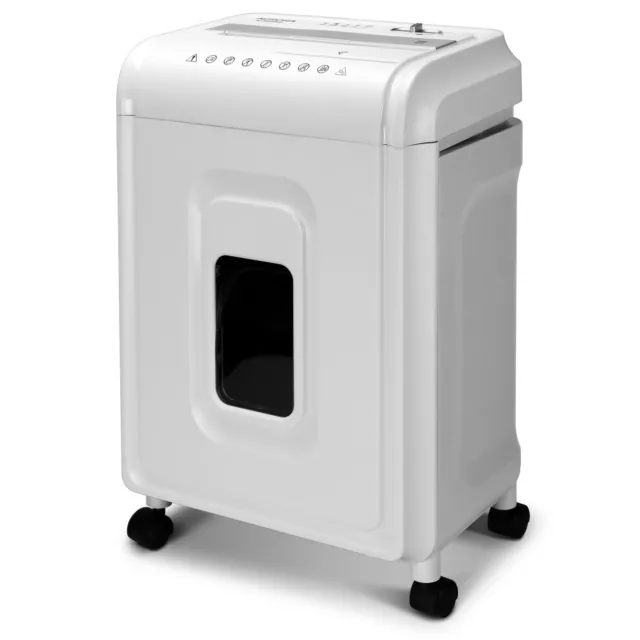 Aurora AU1262XA 12-Sheet Crosscut Paper and CD/Credit Card Shredder, White/Gray