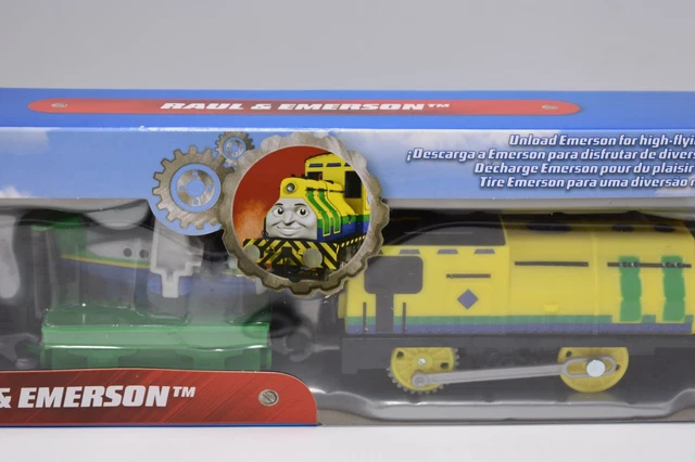 RAUL & EMERSON - Thomas & Friends Motorized Battery Trackmaster Train ...