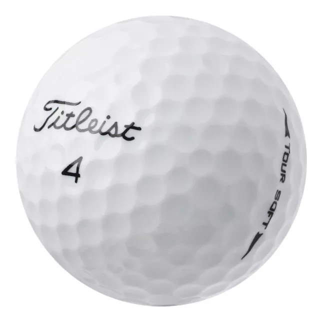 50 Titleist Tour Soft Golfbälle - Grade B - Lakeballs