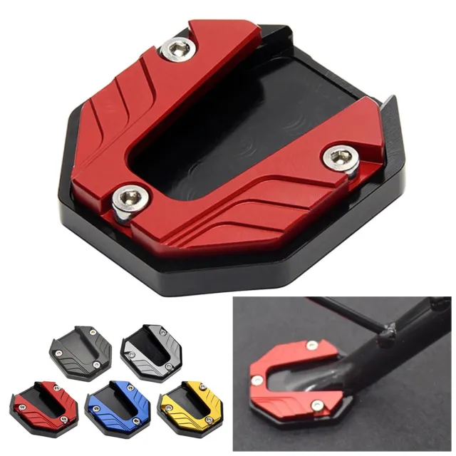 Motorcycle Bikes Kickstand Extender Foot Side Stand Extension Pad Support Plate