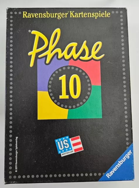 PHASE 10 RAVENSBURGER US Kartenspiel *RARITÄT*