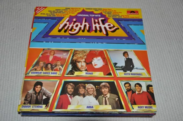 VA Sampler - High Life - 20 Original Top Hits - Pop 80s 80er - Album Vinyl LP