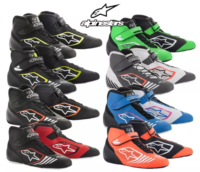 Alpinestars Tech-1 KX Kart Boot Shoe Karting Go-Kart Racing Autograss Grass Race