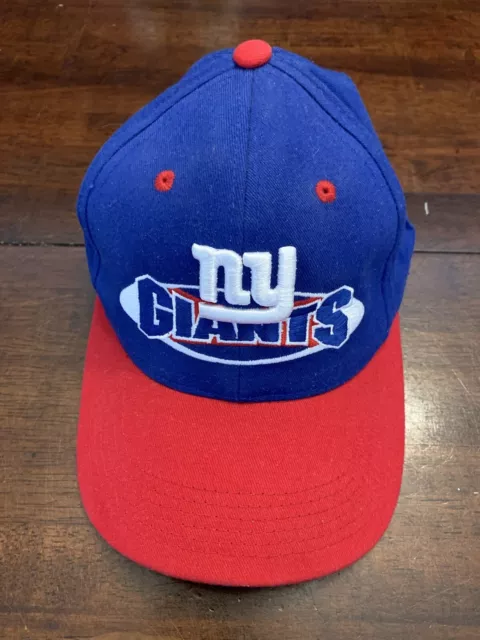 NFL New York Giants Embroidered Logo Ballcap Hat Adjustable Hook and loop Youth