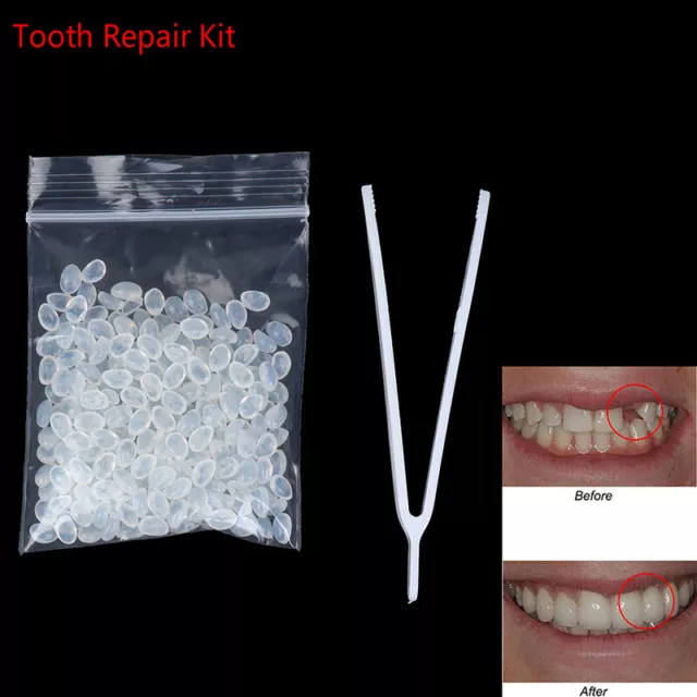 10g Denture Adhesive Temporary Tooth Cosmetic Repair Kit Teeth Gaps Solid G^ob