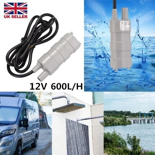 WATER PUMP 12V Submersible Caravan Camper Motorhome High Flow Whale