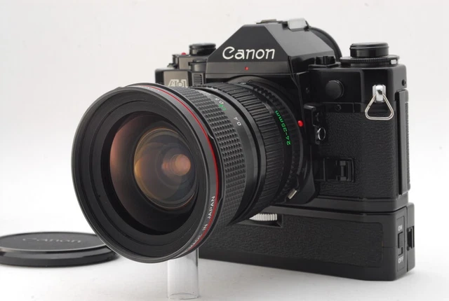 [ EXC ] Canon A-1 Avec / Neuf Fd 24-35mm F3.5 L + Puissance Winder A (oku1180)