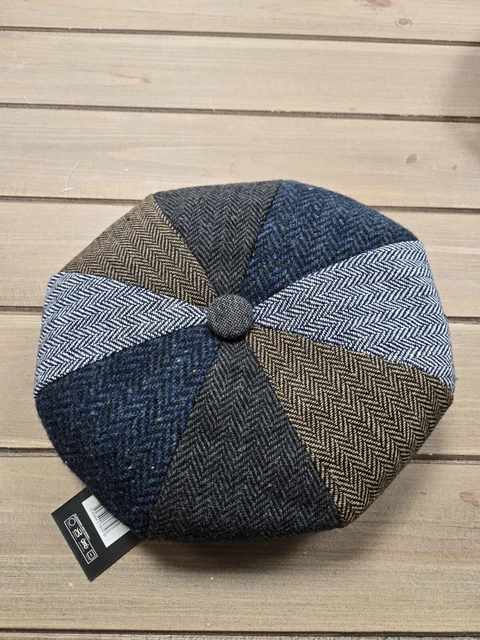 Berretto In Stile Peaky Blinders, Modello Newsboy In Tweed A Spina Di Pesce, Unisex, Taglia M-XL, Autentico Stile Gatsby, Perfetto Per Ogni Stagione