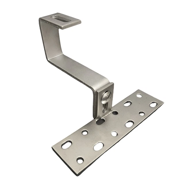 PV Hook 304 Stainless Steel Adjustable Mounting Roof Hooks Industry Brand New