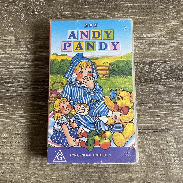 ANDY PANDY (VHS, 1988) 4 Episodes Children’s Animated VHS Video BBC