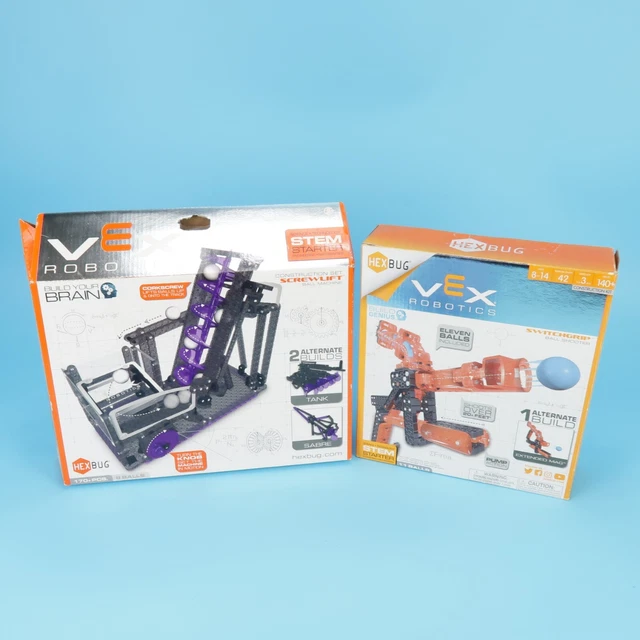 HEX BUG VEX ROBOTICS Screwlift Ball Machine + Switchgrip Ball Shooter
