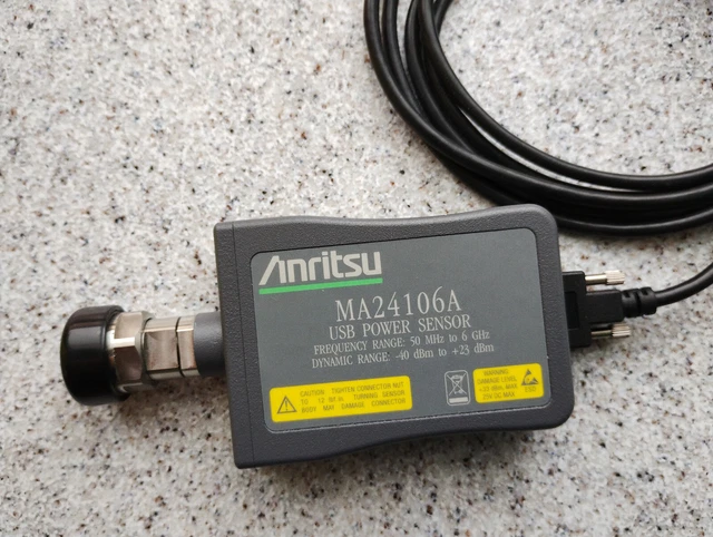 Power Sensor Anritsu MA24106A USB Sensore-40 +23 dBm 50 MHz 6 GHz