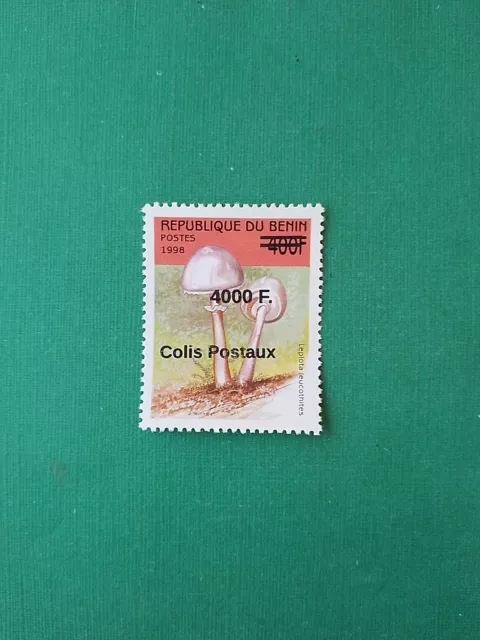 Bénin surchargé overprint 4000f sur 400f MNH neuf Champignon Colis Postaux