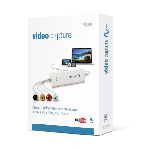 Elgato 1VC104001001 USB Analog Video Capture Device Slightly Used Condition Elgato 1VC104001001 USB Analog Video Capture Device Slightly Used Condition
