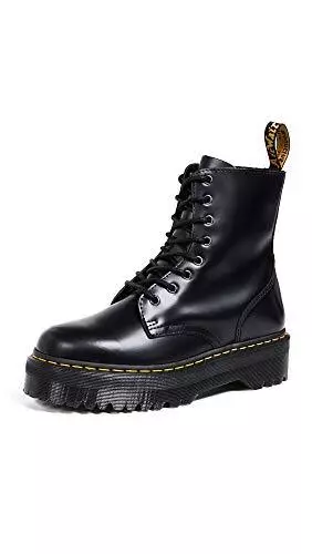 Dr.Martens - Chaussures Cuir Noir Platform Jadon