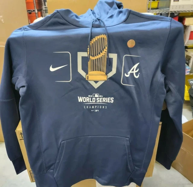 NIKE ATLANTA BRAVES World Series Champions 2021 Team Hoodie