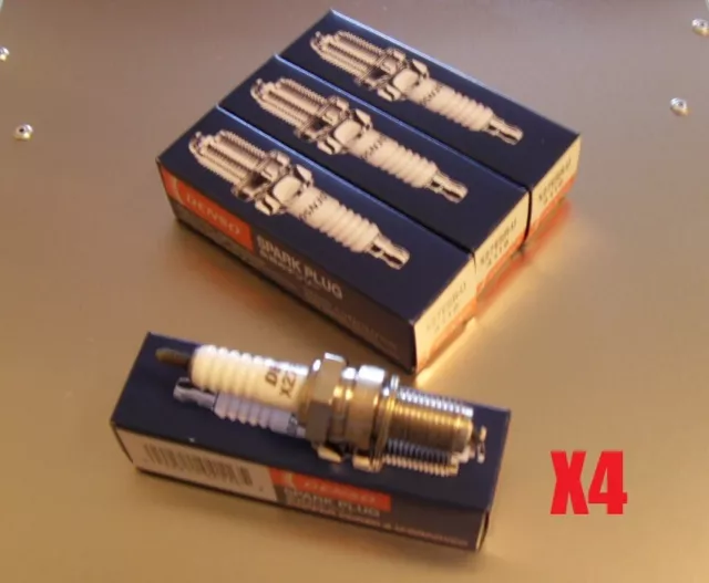 DENSO spark plugs x 4 for SUZUKI GSF 1250 BANDIT 2006 on  GSX1250 FA 2010 on