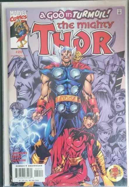 US COMIC BOOK - The Mighty Thor - A God in Turmoil - Feb 2000 Vol 2 No 20