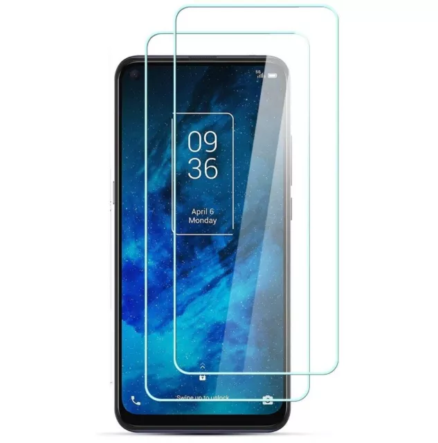 For TCL 403 Tempered Glass Screen Guard Protector 9H Hardness (Pack Of 2)